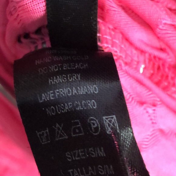 Hot pinks new mix brand honeycomb style stretch leggings size small/medium - Picture 4 of 5